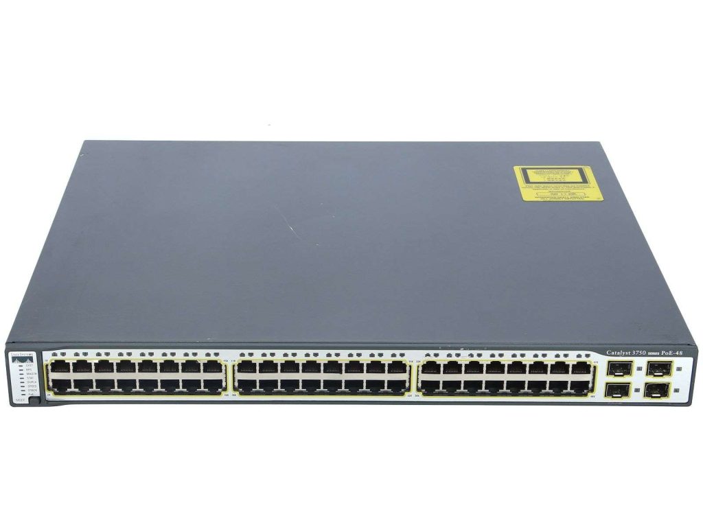 سوئیچ 48 پورت سیسکو مدل WS-C3750-48PS-S