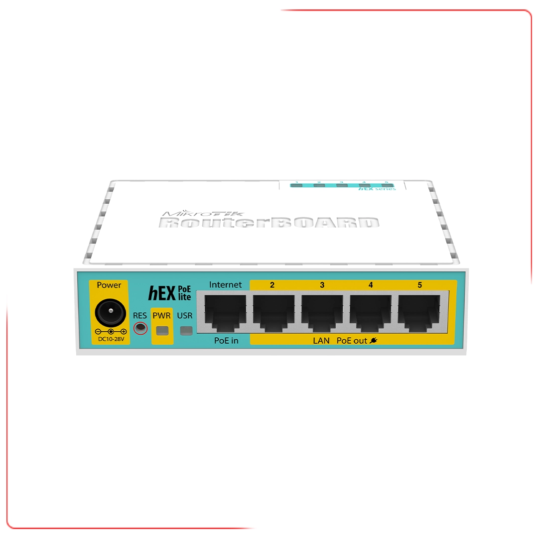 روتر میکروتیک مدل HEX POE Lite_ RB750UPr2