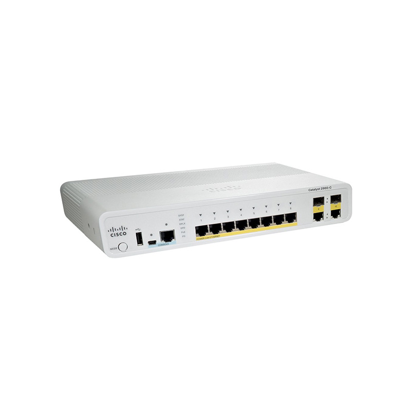 سوئیچ شبکه 8 پورت سیسکو WS-C2960-CG-8TC-L
