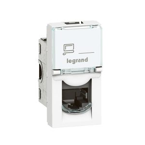 کیستون شبکه Cat 6 STP باریک یک ماژول Legrand کد 76563